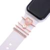 Fashion Smart Watch Bracelet Strap Decorative Charms Metal Charms Diamond  Ring Band Ornament