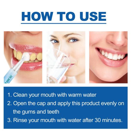 1/2Pcs 4ML Gum Therapy Gel Pen Enamel Safe Gum Shield Oral Care Gel Teeth Whitening Essence Dental Cleaning Brightening Gel