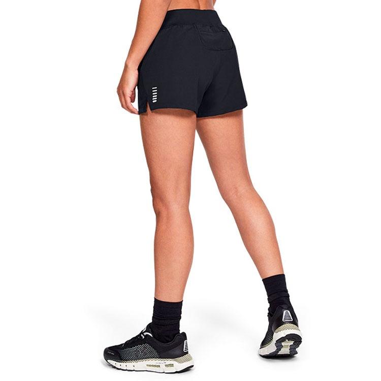 Under Armour Casual Shorts Women's Black Moderate Unisex 1342856-001