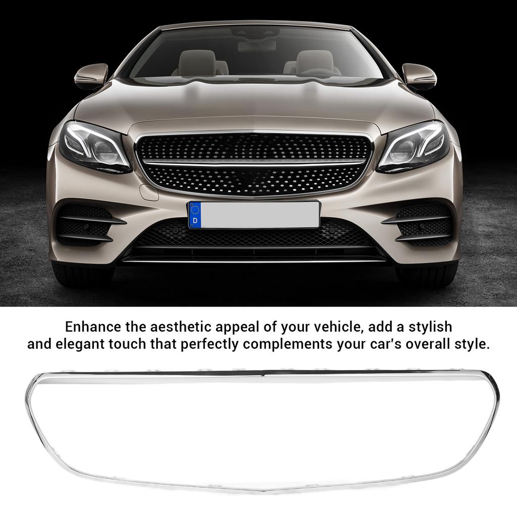 Grille Surround Trim 2138850200 Replacement for Benz E‑Class W213 C238 AMG Line Pre‑Facelift 2017 to 2020