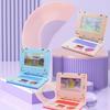 Kids Laptop Sound Music High Simulation Educational Learning Computer for Children English Pink