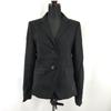 Made In Japan Tailored Jacket 4 L-XL Women Black Fully Lined Single Jacket(USED)