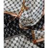 Daks Black Dd Chain Pattern Silk Square Scarf Dcsc1f021bk
