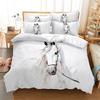 Комплект постельного белья White Horse Queen Bedding Duvet Cover Set Bedding Bed Cover Queen Bedroom Bed Cover Set Bed Set Bedding