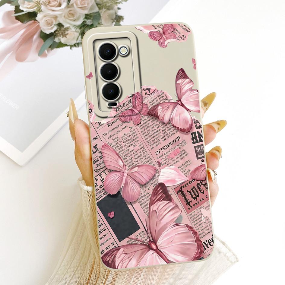 Для чехла Tecno Camon 18 18T 18P 18i Чехол для телефона Популярный Цветок Мягкий силиконовый чехол Для Tecno Camon 18 Premier CH9 CH9n Защитный