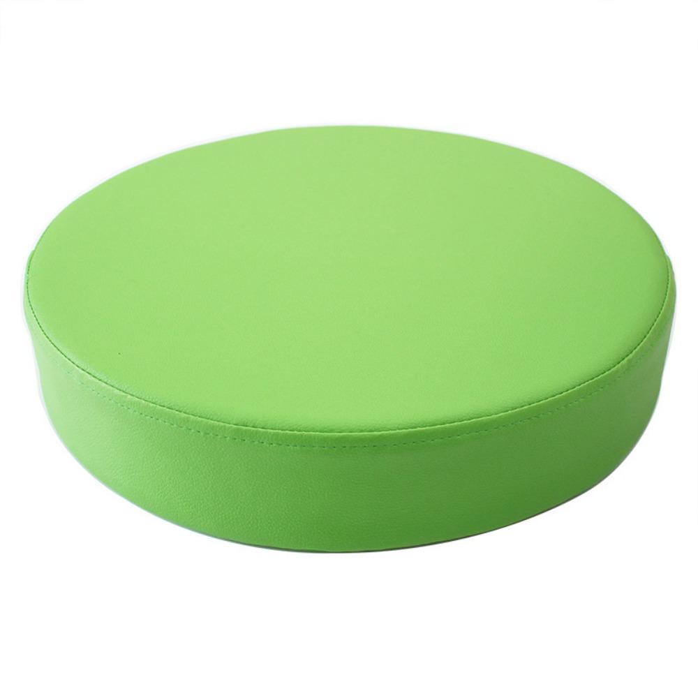 Thicken Leather Round Cushion Japanese Style Upholstered Cushion Simple Sponge Cushion  for Home