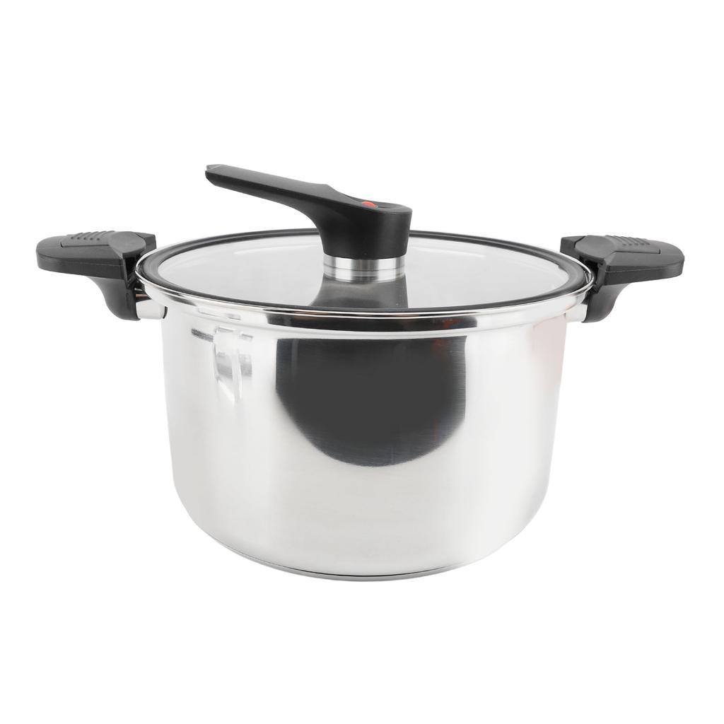 Микроскороварка многофункциональная бытовая скороварка из нержавеющей стали кастрюля для супа со стеклом