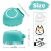 Bathroom Massage Comb Soft Silicone Silicone Bath Brush Safety Shampoo Brush  Dog Cat