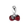 New Red Strawberry, Cherry, Maple Leaf, Apple, Safety Talisman Charms Beads DIY Women Jewelry Gift Beads Fit Bracelets