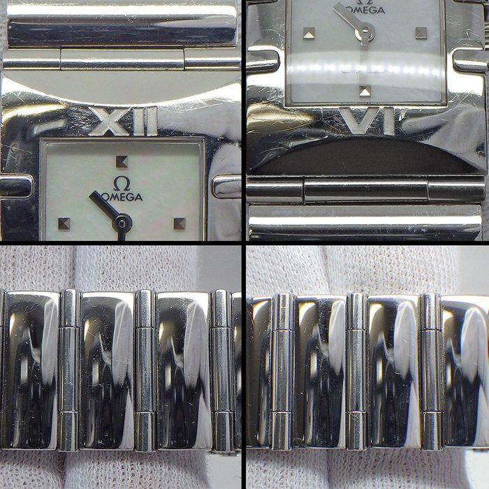 Used Omega OMEGA Constellation 1521.71.00 Square White Mother-of-Pearl Dial SS Quartz Analog [Used]