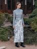 MUSEE Sienna Wool-Blend Turtleneck Top-Blue