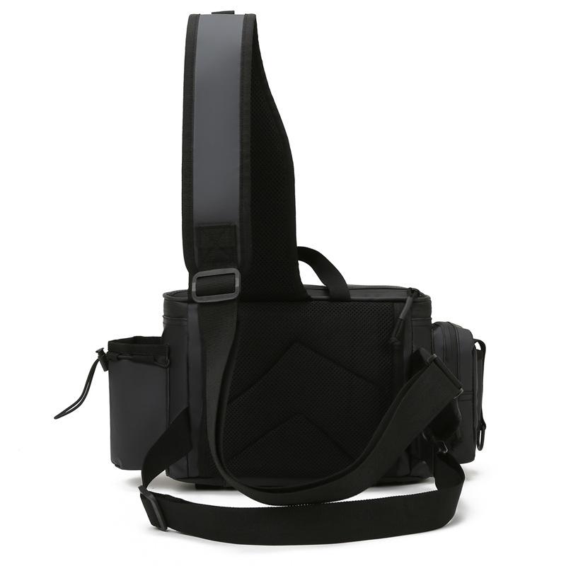 Мужская сумка для рыболовных приманок, водонепроницаемая сумка на плечо для рыбалки, сумка для катушек с приманками, большая вместительная сумка для рыболовных снастей