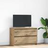 VidaXL TV Cabinet Artisan Oak 80x35x54 Cm Engineered Wood, Tv Bench, Hifi Cabinet, Entertainment Center, Tv Buffet, 861795