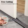 Bedroom Soundproof Door Bottom Sealing Strip Self-adhesive Insect Prevention Draught Excluder Home PVC Weather Stripping