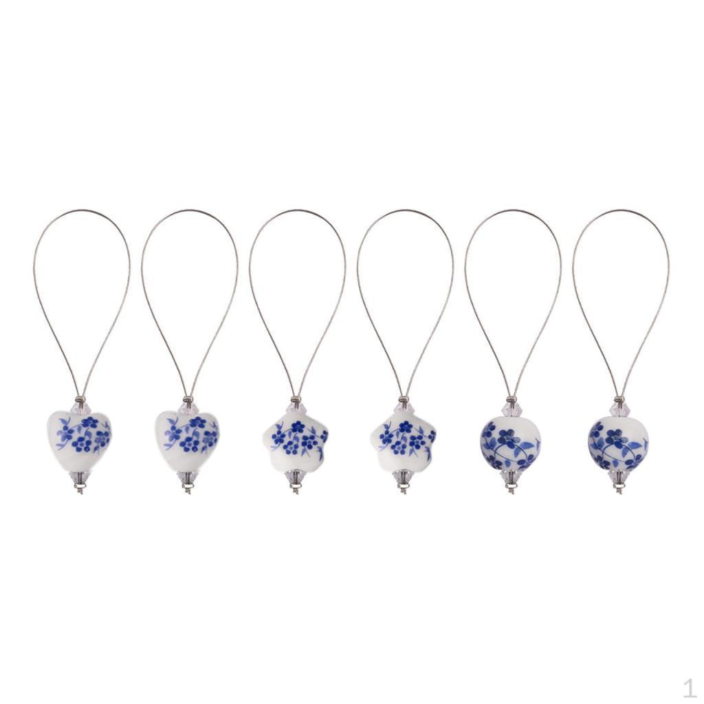 Набор красочных маркеров петель для вязания спицами и крючком