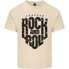 Мужская футболка из легкого хлопка 'Forever Rock and Roll Music' Унисекс