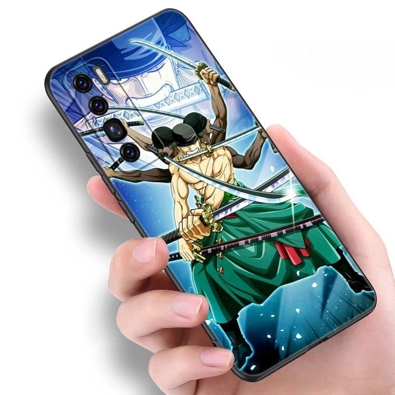 Чехол с изображением аниме Ророноа Зоро для Huawei NOVA 8 9 Pro 8i 7i 7SE Y60 5T Mate 40 30 20 10 Lite Honor 50 30 Premium Pro Plus 30 S