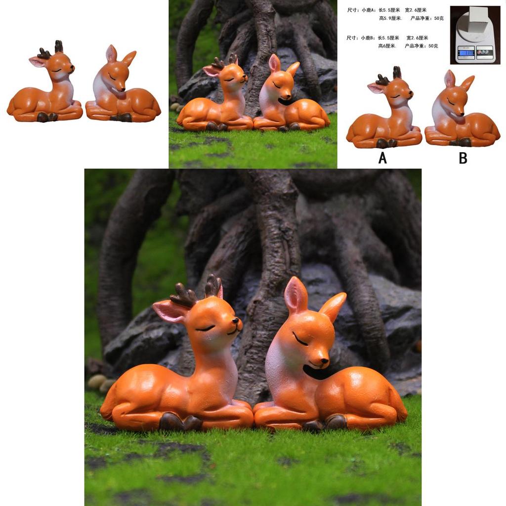 Смола в японском стиле Мини-декор оленя для вечеринок и праздников