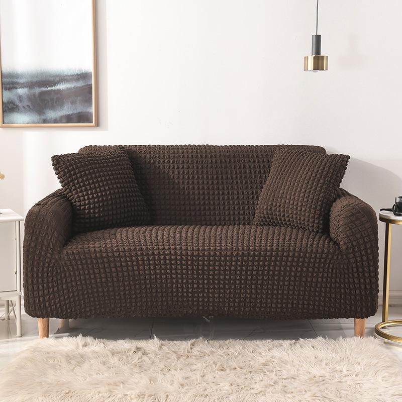Luxury Four Seasons Seersucker Sofa Cover for Three-Seater