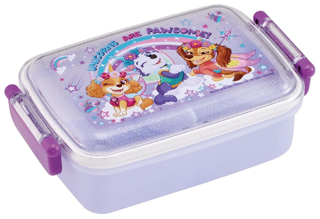 Skater Lunch with a Soft Single Made in Paw Patrol Unicorn Children's Box, 450ml, Dome-Shaped Lid, Tier, Japan, Design, Girl's RBF3AN-A