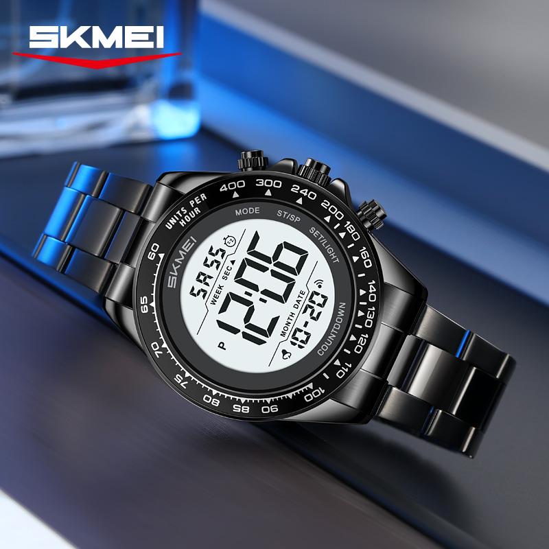 Skmei 2659 Модные Новинка Мужские Цифровые Часы Стильный Браслет из Нержавеющей Стали Люминесцентные Многофункциональные Низкий Min. Заказ Повседневный Дизайн Часов