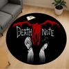 1 шт. Тетрадь смерти, Лайт Ягами Круглый коврик для стула Ковер - Нескользящий, Напольный коврик для офиса, спальни, Идеальный декор для дома Рождественский подарок p0811470
