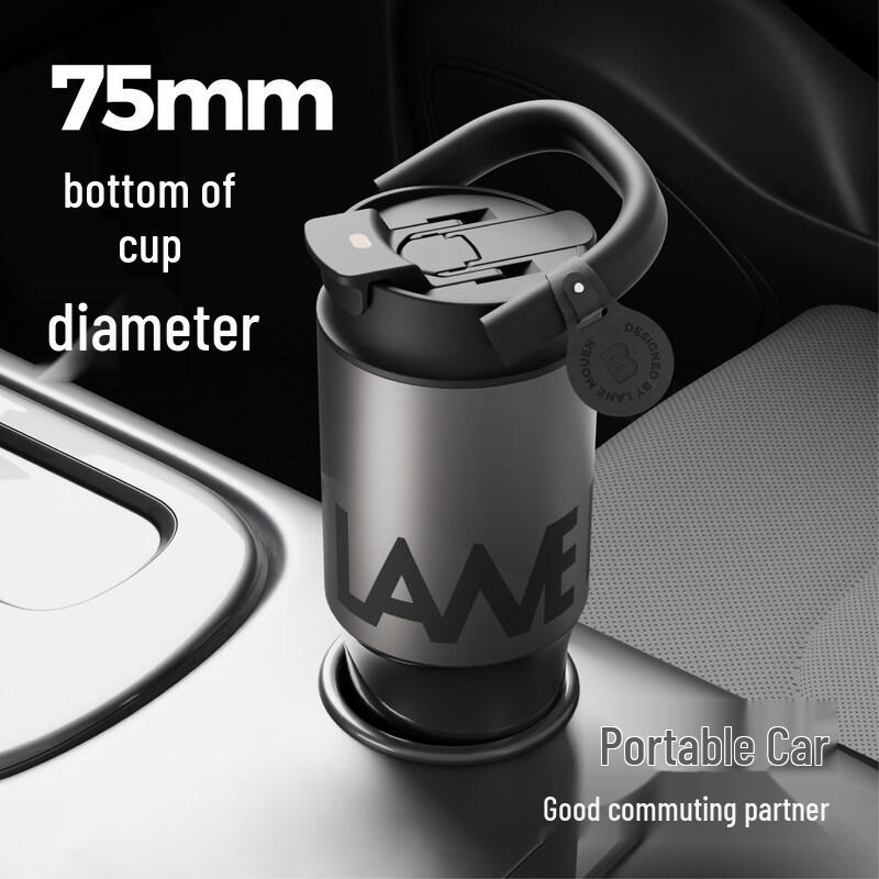 Термокружка Lanmeng Dual-Drink из нержавеющей стали 316L с трубочкой