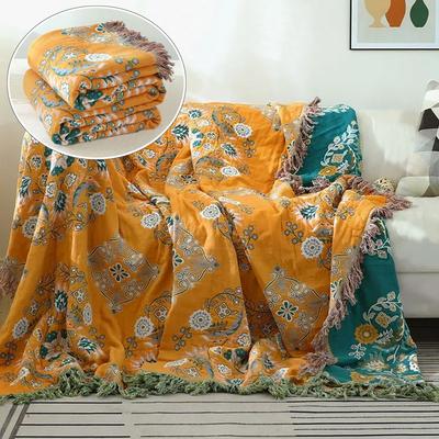 100% хлопок скандинавские пледы для кроватей марлевые покрывала для спальни для отдыха бохо декор диван полотенце мягкое одеяло простыня двойная тонкая