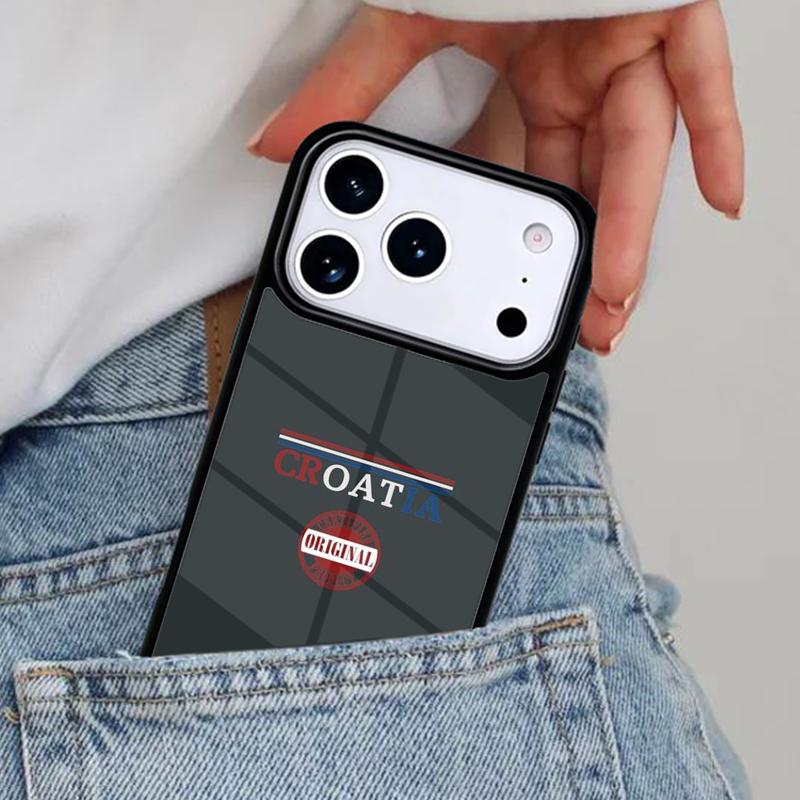 Хорватия Герб Флаг мягкий чехол для телефона для iPhone 16e 15 14 13 12 17 Pro Max Plus Air 17pro Чехол Coque