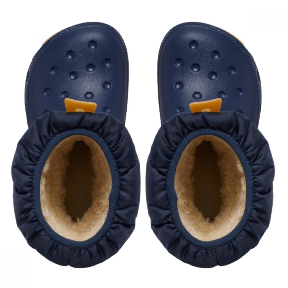 Crocs Детские Классические Детские Нео Пуф Сапоги 207684 4pq Crocs Сандалии Шлепанцы Zibbitz Сапоги Пуф Зимние