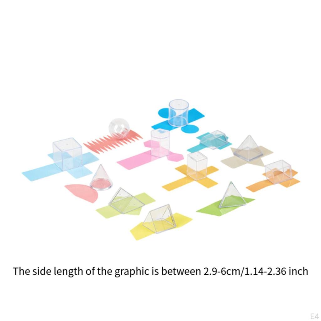 3D геометрические тела Ранняя математика Манипулятивные обучающие игрушки Формы Блоки для мальчиков и девочек