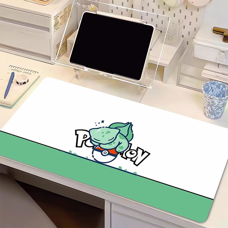Anime Mouse Pad Computer Speed Type Varpet Mat P-Pokemon Bulbasaur For E-sports Players Laptop Keyboard Pad Mousepad PC Desk Mat