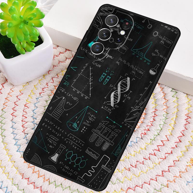 Чехол для телефона с рисунком по биологии и химии для Samsung Galaxy note 10 pro S26 Ultra S23 S24 FE S25 S21 S22 PLUS противоударный