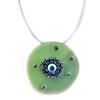 [E0656] - Green 'Mimosas' Designer Necklace