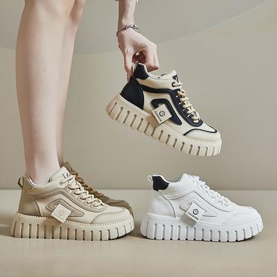 Женская зимняя теплая утолщенная водонепроницаемая спортивная обувь с высоким верхом и толстой подошвой, нескользящая повседневная обувь