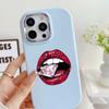 Мягкий чехол LZ20 Lips kiss для Samsung S24 Ultra S23 Plus S21 FE A16 A54 A34 A05s A06 Infinix Hot 40 30i, защитный противоударный чехол для объектива