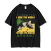 Funny Cheese Devouring Machine Japanese Rat Graphic T Shirts Unisex Vintage Fashion Oneck Oversized Tshirt Y2k Unisex