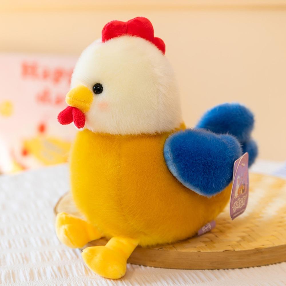 Realistic Looking Chicken Plush Doll Cute Rooster Hen Plush Toy Chicken Plush Toy Doll Toy
