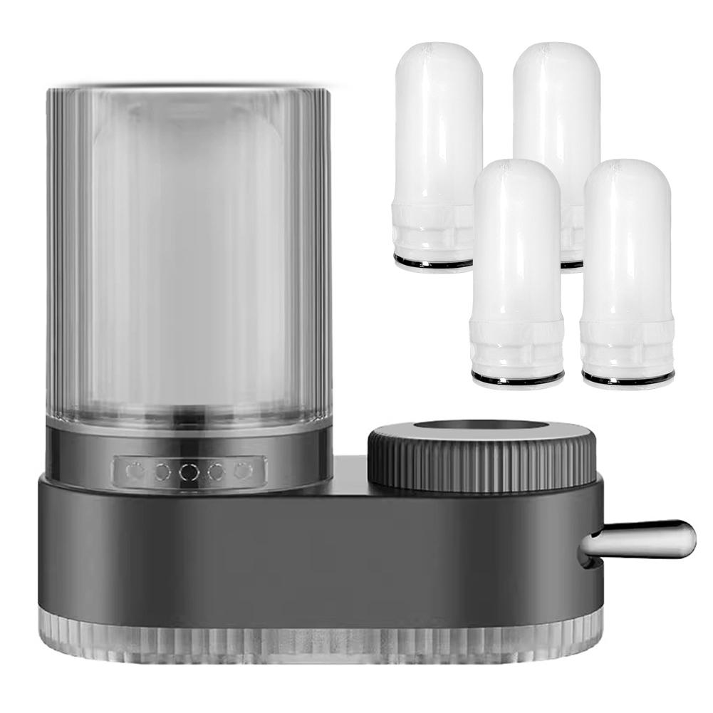 Фильтр для воды на кран, моющийся керамический фильтр, крепление для ванной комнаты, фильтрующий кран-очиститель, система фильтрации воды для кухонной раковины