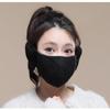 Fleece Earmuffs Mask Thermal Half Face Mask Breathable Earflap Wrap Mask  Riding