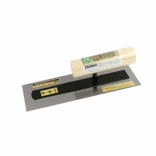 Midoricho Ultra-Thin Fit Square Trowel, 0.3mm Thick, 240mm, for Striking, Finishing, Polishing, Wave Elimination, Repairs, and General Civil Engineeri