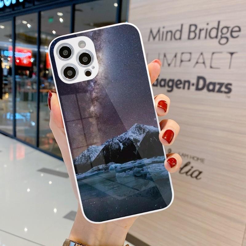Красивый чехол для телефона Cold Mountain для iPhone 14 13 12 11 Pro Max X XR XS 8 7 Plus Жидкое стекло Цвет Чехол для телефона