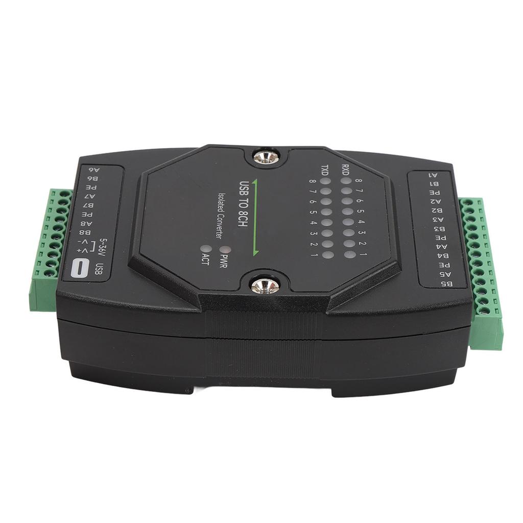 USB To RS485 Converter 1200bps To 921600bps Type C To 8 Channel Isolated RS485 Serial Port Adapter