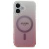 Guess Guhmp16Mhgrcelp Iphone 16 Plus6.7 Różowy/Pink Twarde Etui Iml Brokatowy Gradient Magsafe