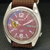 ВИНТАЖНЫЕ МУЖСКИЕ АВТОМАТИЧЕСКИЕ ЧАСЫ SEIKO 7009A ЯПОНИЯ С ЦИФЕРБЛАТОМ FERRARI a700546-5 R203-a700546