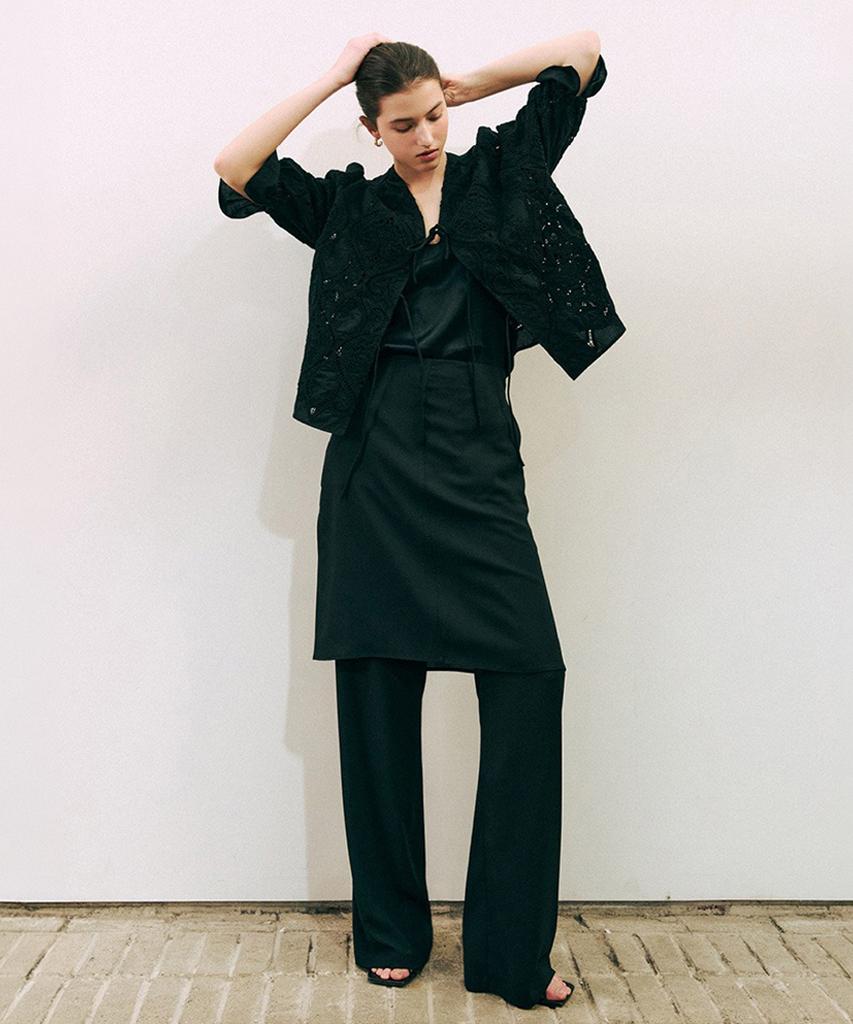 Baniseunyuyog 26Ss Широкие брюки черные