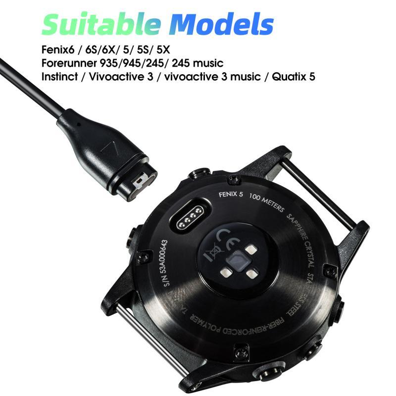 FONKEN Док-станция, зарядное устройство, USB-кабель для зарядки, шнур для Garmin Fenix ​​5/5S/5X Plus 6/6S/6X Pro Sapphire Venu Vivoactive 4/3 945 245 45 Quatix 5