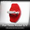 LUCKEASY For Tesla Model 3 Model Y 2017-2023 Car Accessories ABS Door Lock Protection Covers Rust-Proof Door Latch Stopper