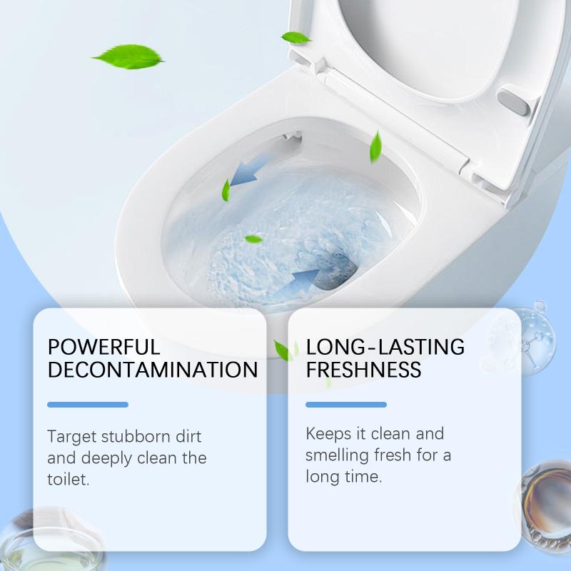 Efficient Toilet Cleaner for Bathroom Stain Odor Removal Deep Cleaning Liquid Household Portable 100ml Easy Application