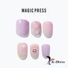 Shy Smile (Short Square) Nail Tips Magic Press Dashing Diva
